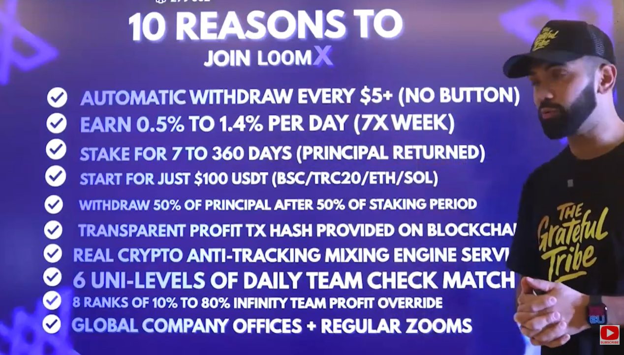 10 Reason to join LoomX